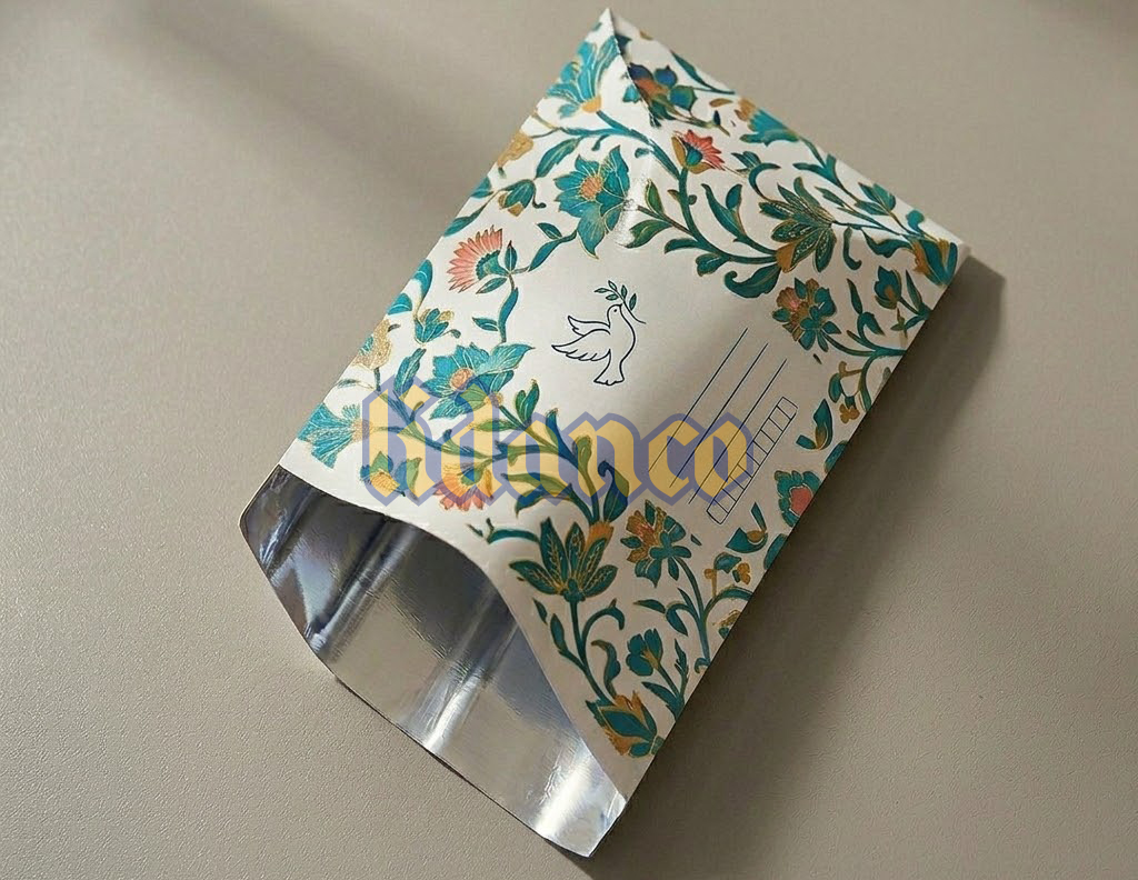پاکت پستی متالایز با چاپ اختصاصی