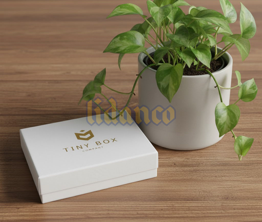 کارتن سفید و جعبه بسته بندی سفید