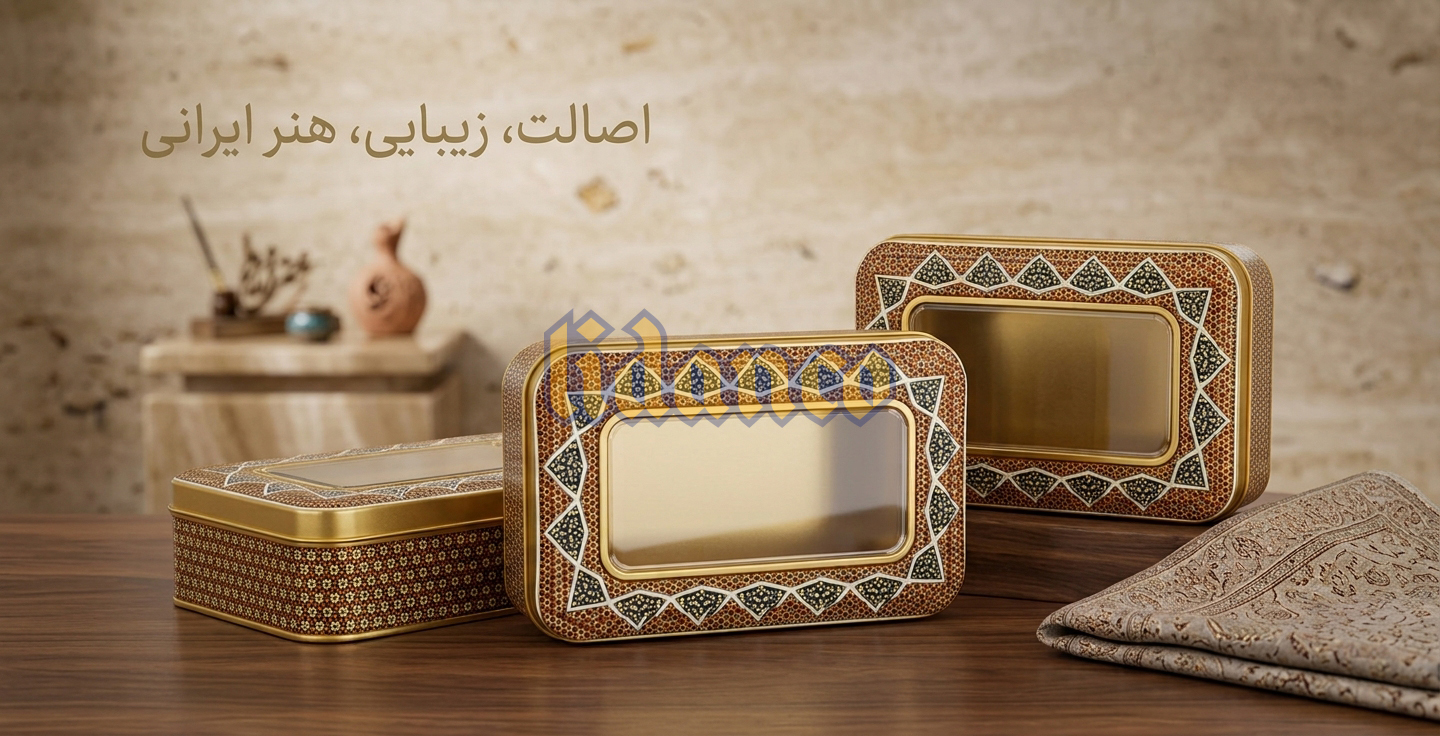 قوطی فلزی چهارگوش