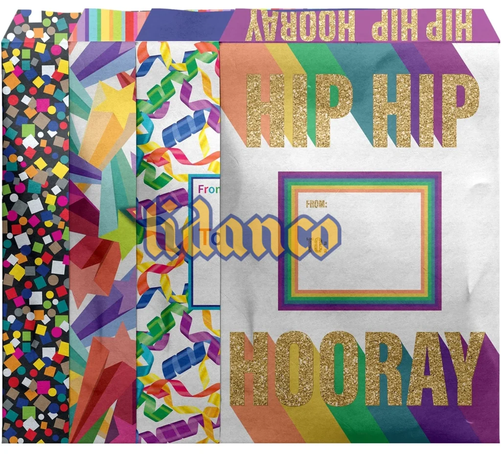 پاکت پستی طرح دار