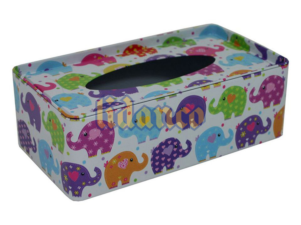 جعبه دستمال کاغذی فلزی