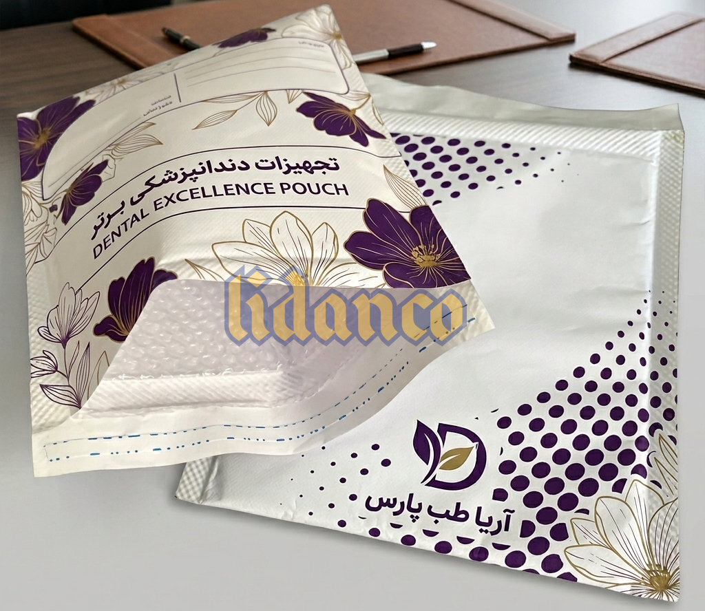 پاکت پستی طرح دار
