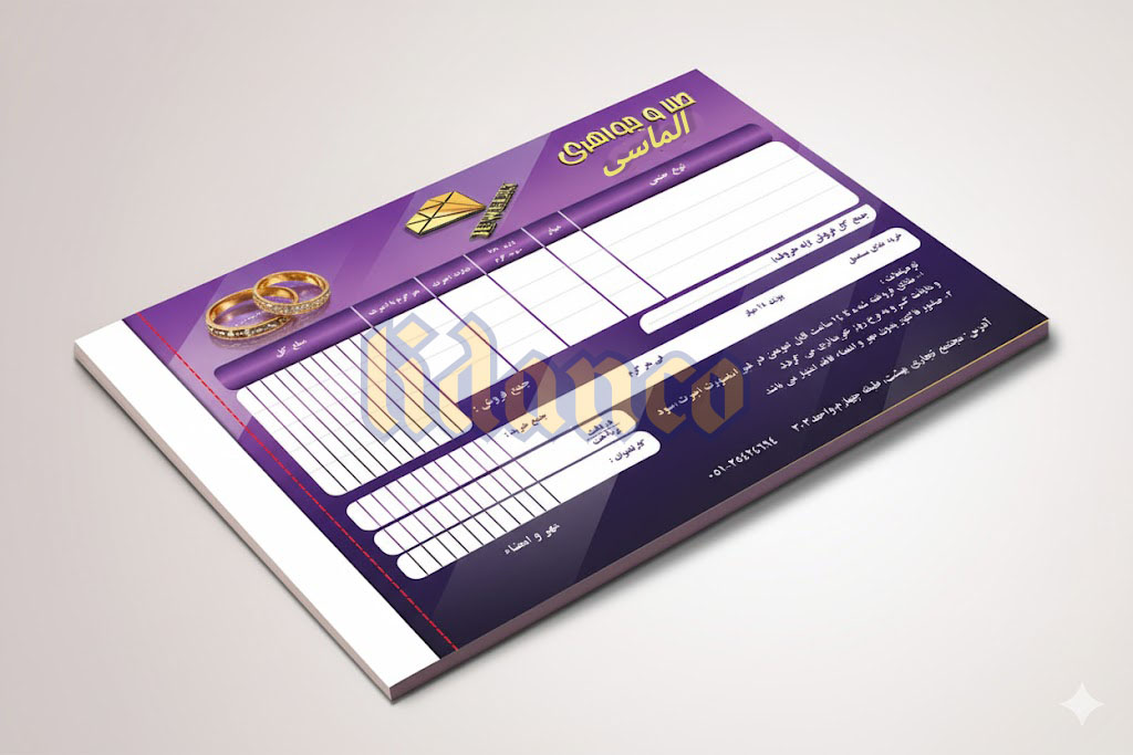 چاپ فاکتور طلا فروشی